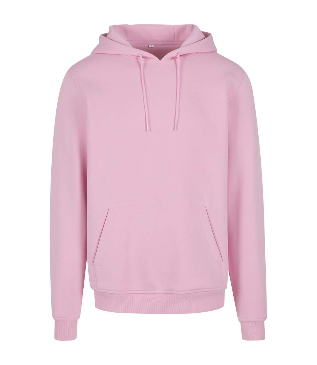 Sweat À Capuche Hommes Rose Clair Build Your Brand-1