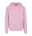 Sweat À Capuche Hommes Rose Clair Build Your Brand-1
