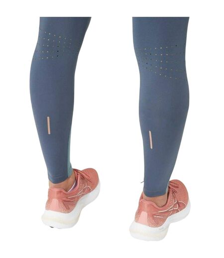 Legging Course À Pied Nagino Femme Bleu Sarcelle Asics