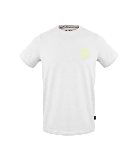 Mens Jersey Crew Neck T-shirt White Aquascutum