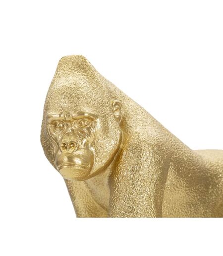 Statuette Design en Résine Gorille 29cm Or