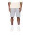 Mens Bardon Casual Shorts Steel Blue Crosshatch-2