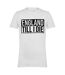 T-shirt England Till Die Homme Blanc AWD-1