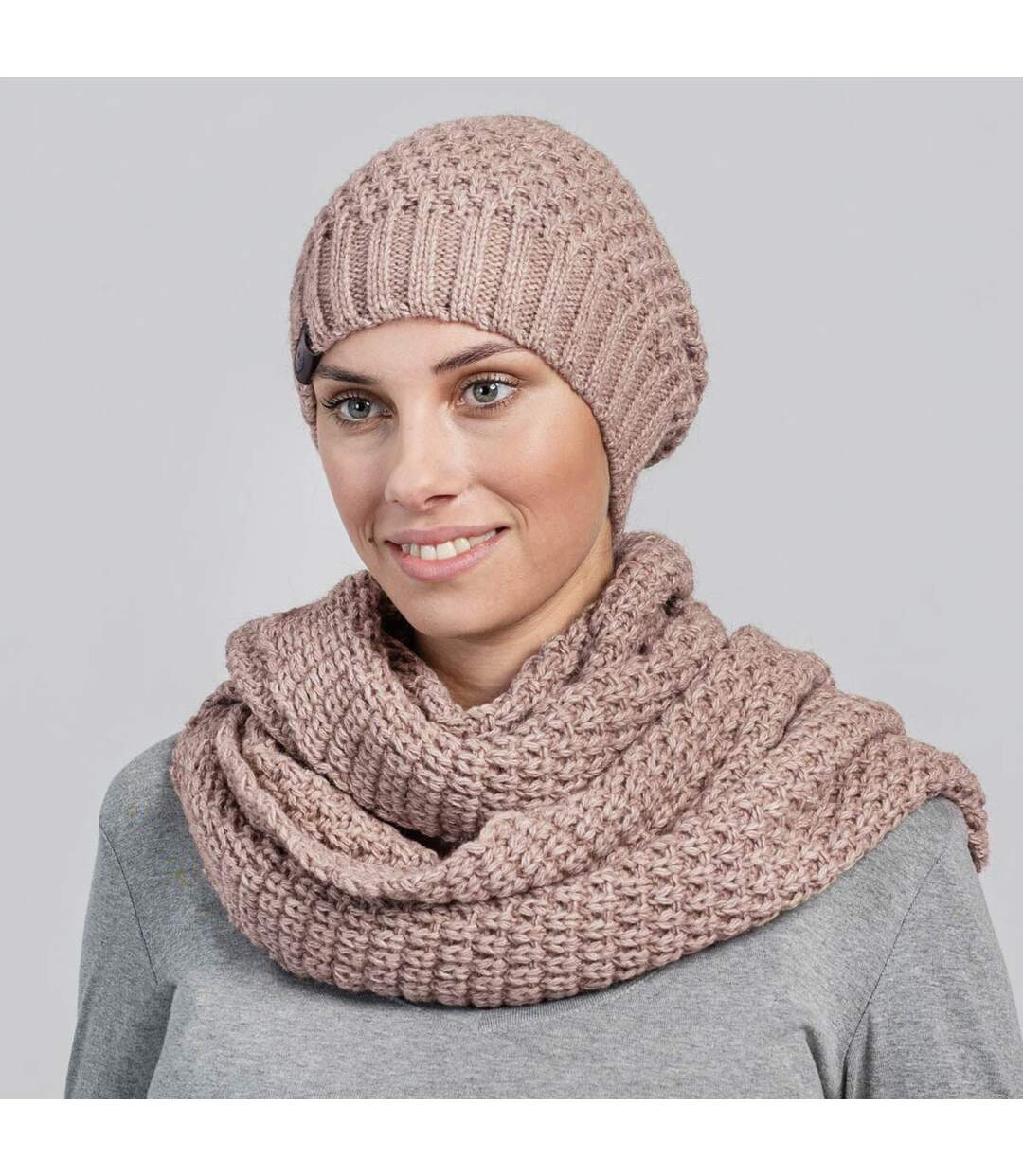 Snood et Bonnet Elixa  - Fabriqué en UE-2