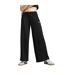Womens/ladies T7 Open Hem Low Rise Joggers Black White Puma-4