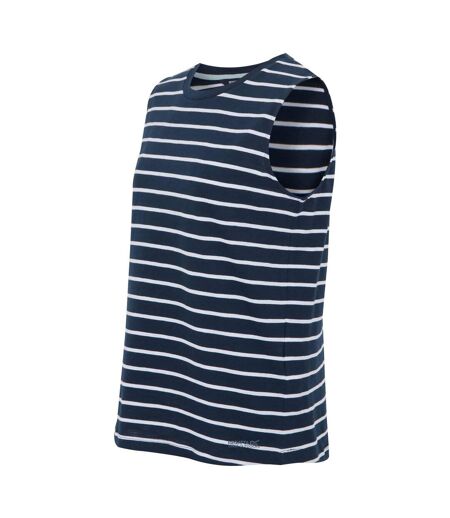Womens/ladies fariene striped sleeveless top navy/white Regatta