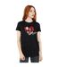 Disney Womens/Ladies The Nightmare Before Christmas Love Is Alive Cotton Boyfriend T-Shirt (Noir) - UTBI41637-2