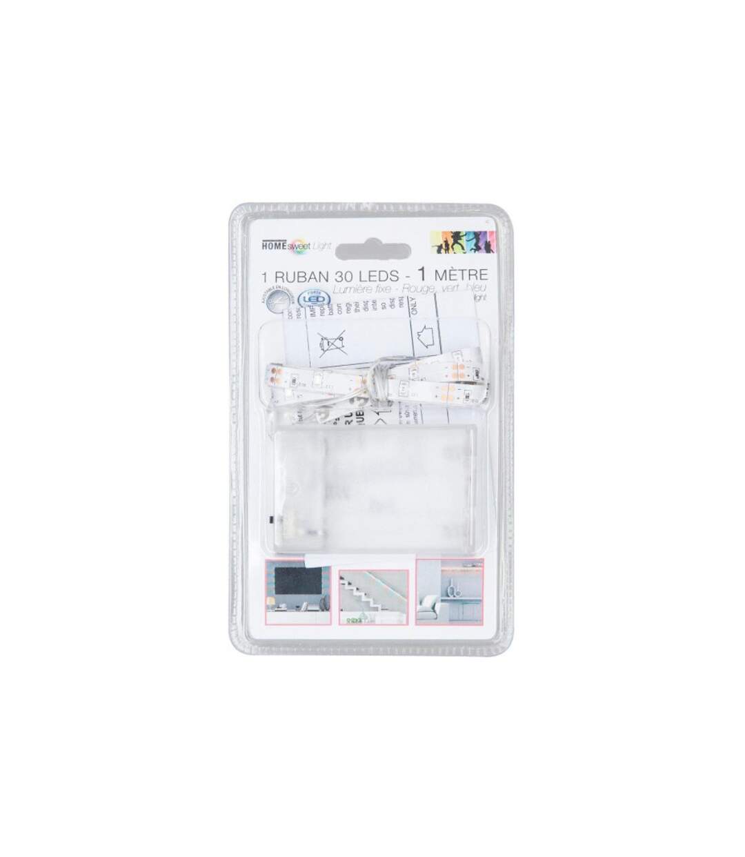 Ruban LED à Piles 100cm Multicolore-3