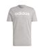 T-shirt Style Logo Brodé Essentials Linear Homme Gris Argenté Adidas-2