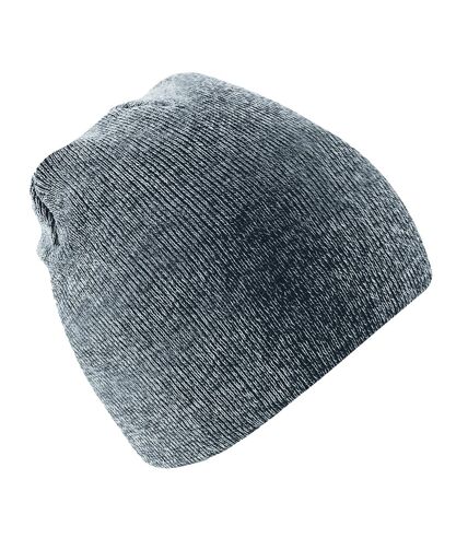 Bonnet tricoté uni gris antique Beechfield