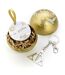Harry Potter Icons Christmas Bauble (Gold/White) (One Size)