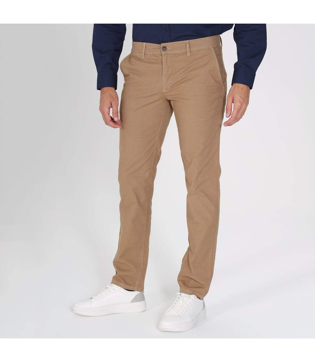 Pantalon chino coupe regular en coton POWEL