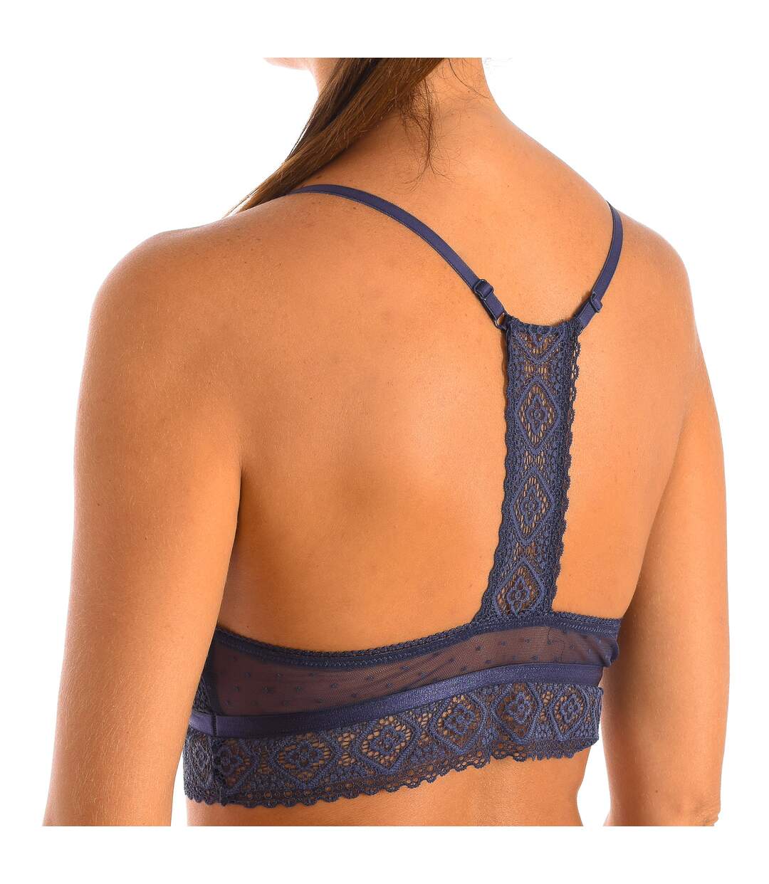 KIM women's non-wired lace bralette bra.-3