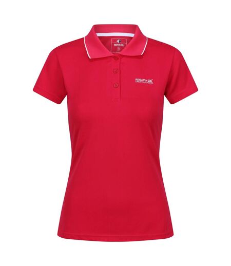 Womens/ladies Maverick V Polo Shirt Pink Potion Regatta