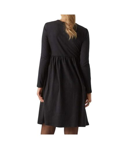 Robe de Grossesse Noir Femme Mamalicious Skater - L