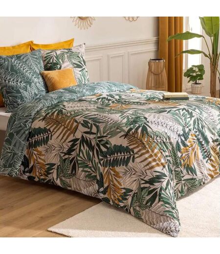 Parure de Lit 3 Pièces Tropik 260x240cm Vert