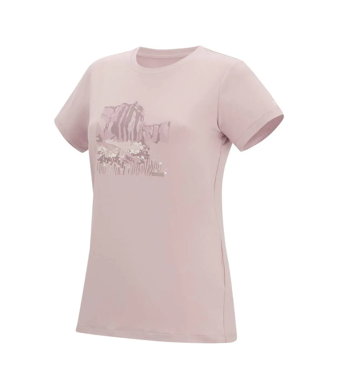T-shirt Motif/style Imprimé Nature Fingal Femme Lilas Clair Regatta-4