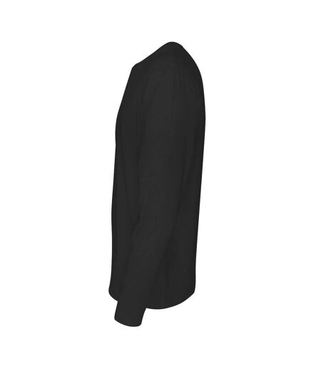 Cottover Mens Long-Sleeved T-Shirt (Black)