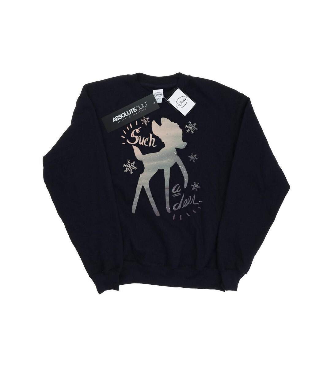 Disney Sweatshirt Femmes/Dames Bambi Winter Deer (Noir) - UTBI3923-1