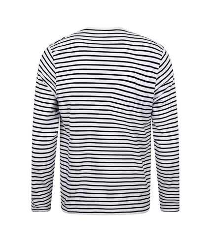 SF - T-shirt - Adulte (Blanc / Bleu marine Oxford) - UTRW9306