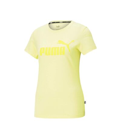 T-shirt Jaune Femme Puma Essential Logo
