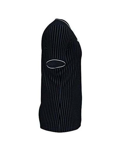 Maillot De Foot Manches Courtes Motif/style À Rayures Homme Noir Joma