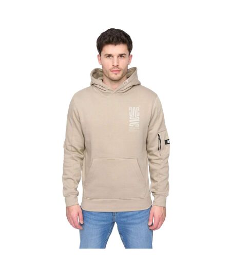 Mens tremake hoodie light pebble Duck and Cover