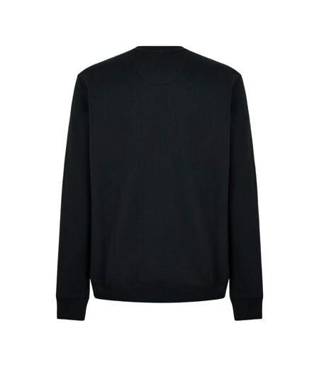 Mens Belvue Embroidered Logo Sweatshirt Black Jack Wills