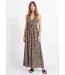 Robe longue sans manches, motif léopard-1