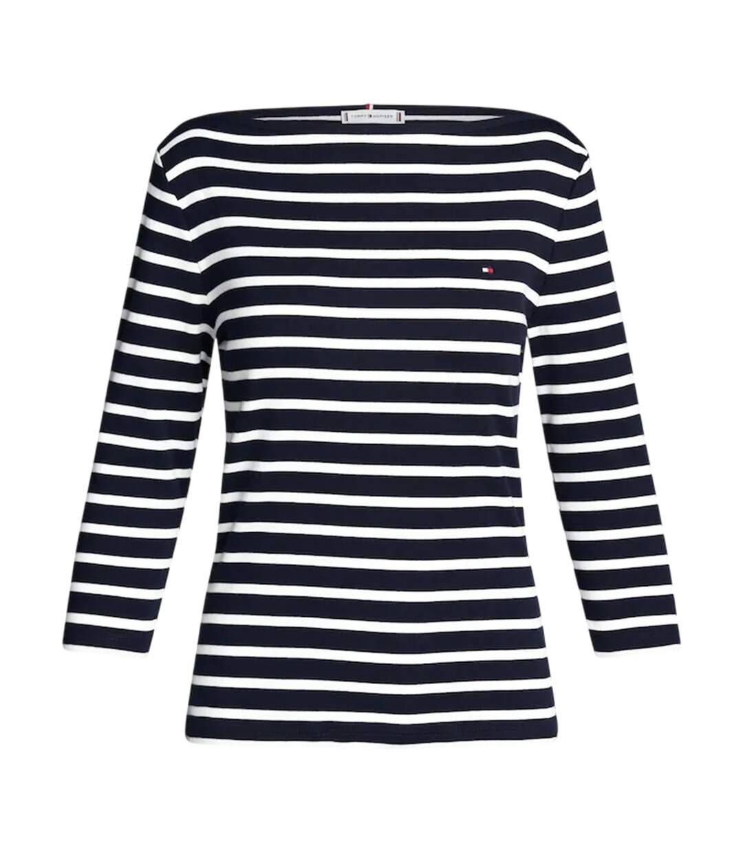 T-shirt Motif/style Rayé Femme Bleu Marine Tommy Hilfiger-2