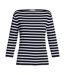 T-shirt Motif/style Rayé Femme Bleu Marine Tommy Hilfiger-2