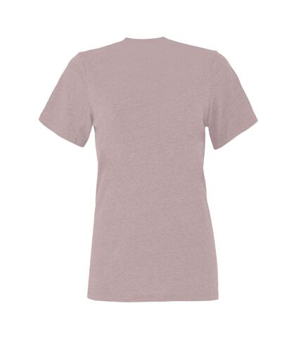 Bella + Canvas Womens/Ladies Heather Jersey Relaxed Fit T-Shirt (Pink Gravel)