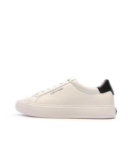 Baskets blanches femme calvin klein jeans vulcanized