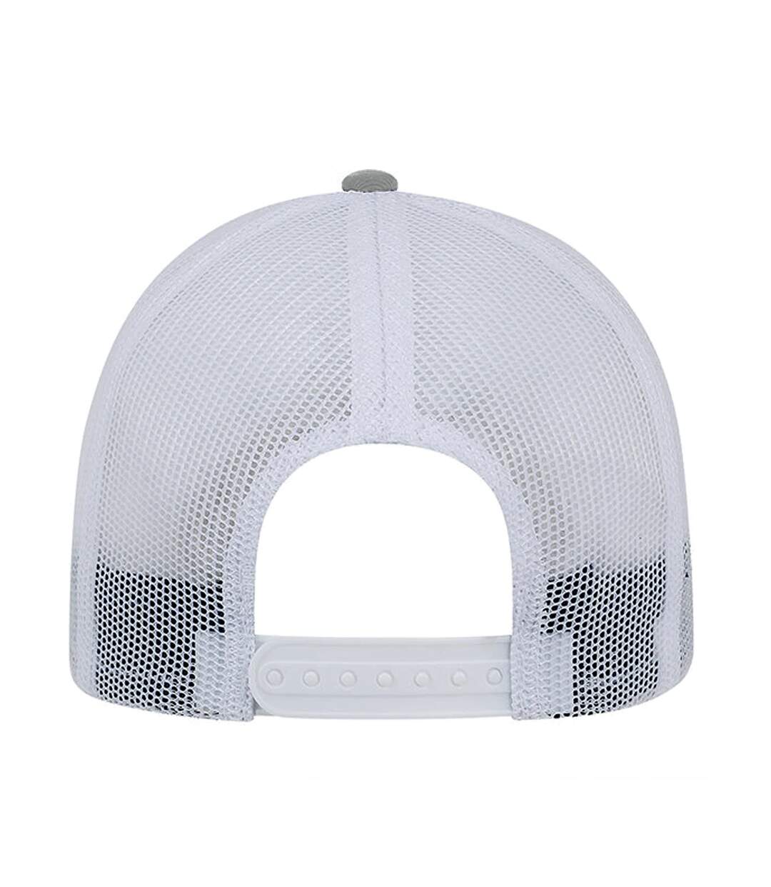 Casquette trucker urbanwear adulte gris clair / blanc Beechfield-2