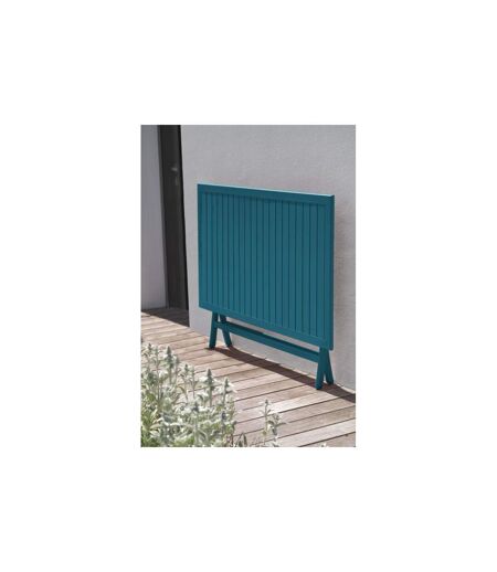 Table de Jardin Pliante Marius 140cm Bleu Canard