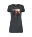 Womens/ladies one more light linkin park t-shirt dress charcoal Amplified-1