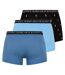 Pack Of 3  Mens Boxer Shorts  Blue Dark Blue Black Ralph Lauren-2