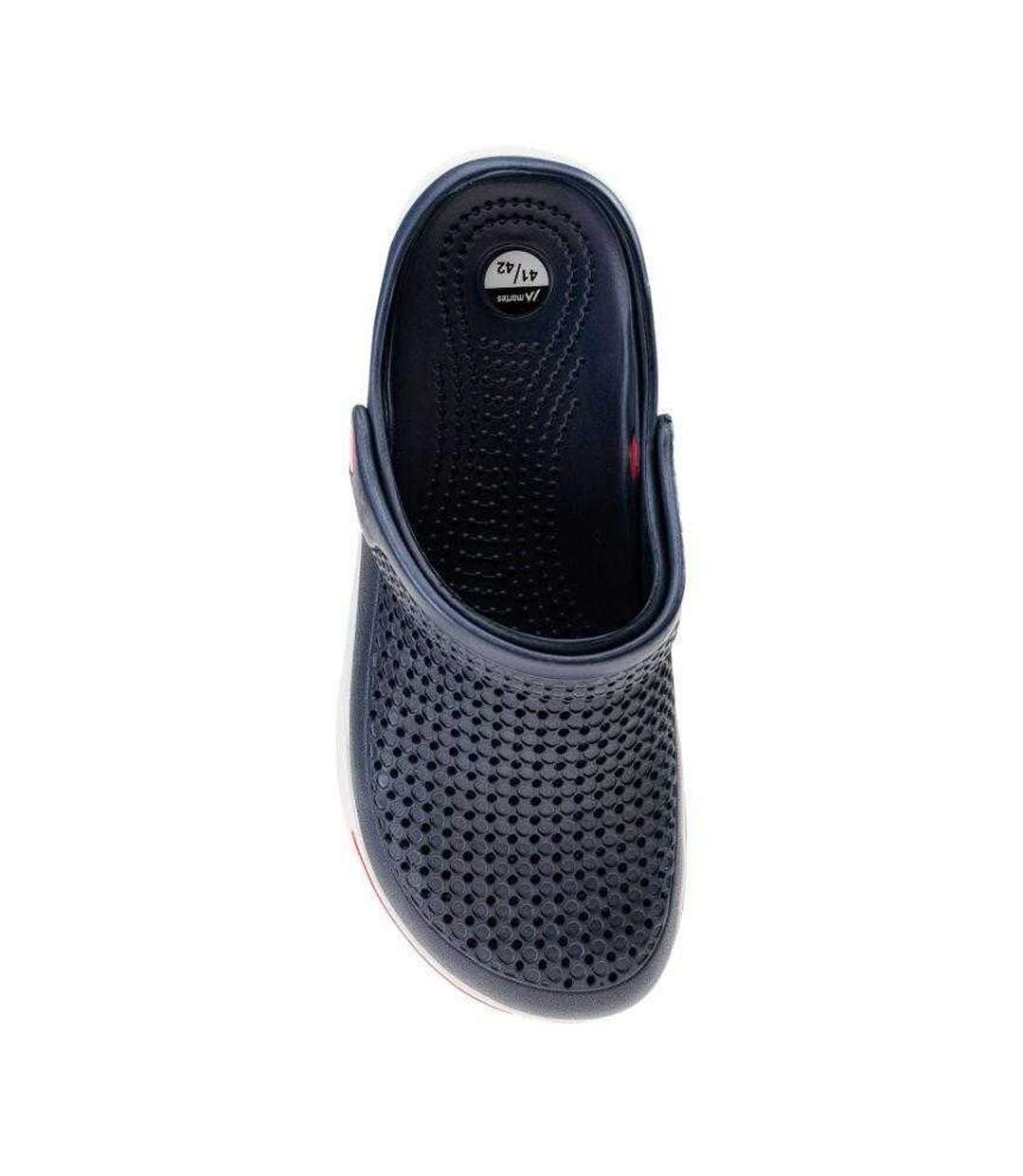 Sabots Motif/style Petits Trous Jeremi Homme Bleu Marine Foncé Martes-4