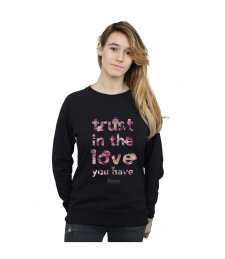 Disney Sweatshirt Femmes/Dames Maleficent Mistress Of Evil Trust In The Love (Noir) - UTBI26440