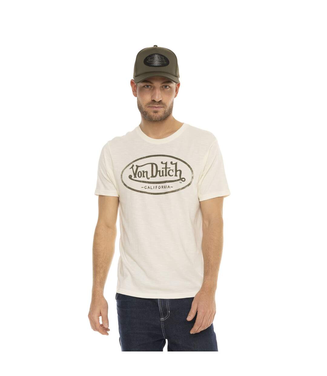 TEE SHIRT VON DUTCH JERSEY SLUB AVEC PRINT DEVANT Vondutch-1