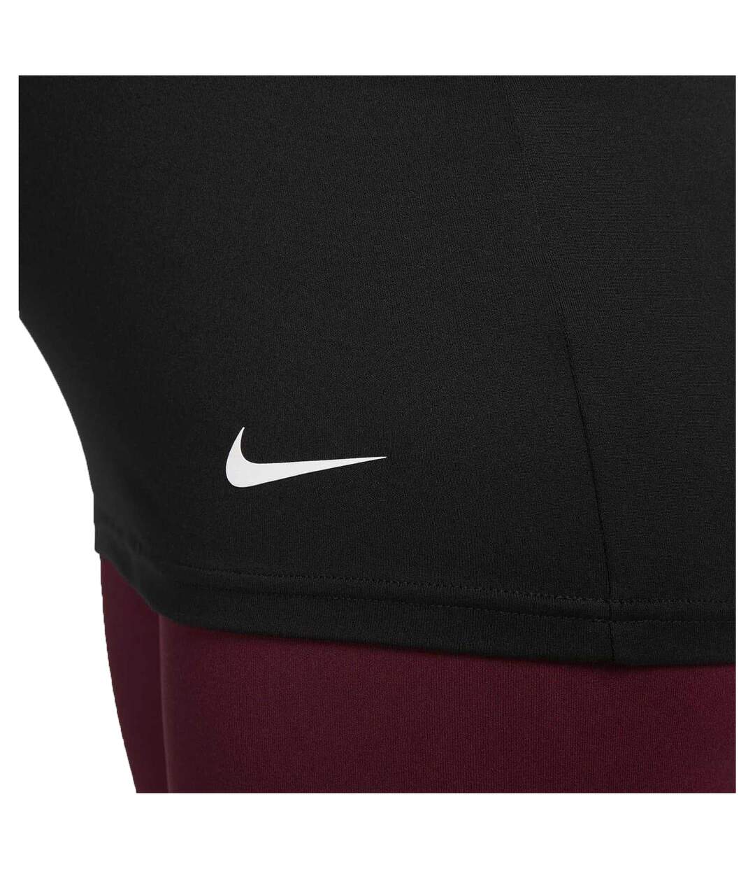 Womens/ladies Scoop Neck Tank Top Black White Nike-4