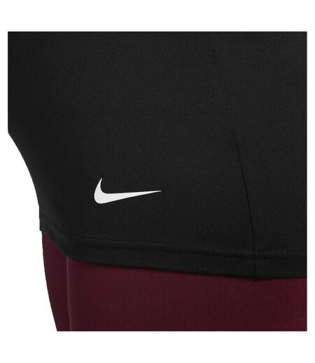 Womens/ladies Scoop Neck Tank Top Black White Nike