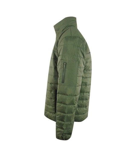Doudoune Matelassée Motif/style Uni Homme Vert Ice Iceberg