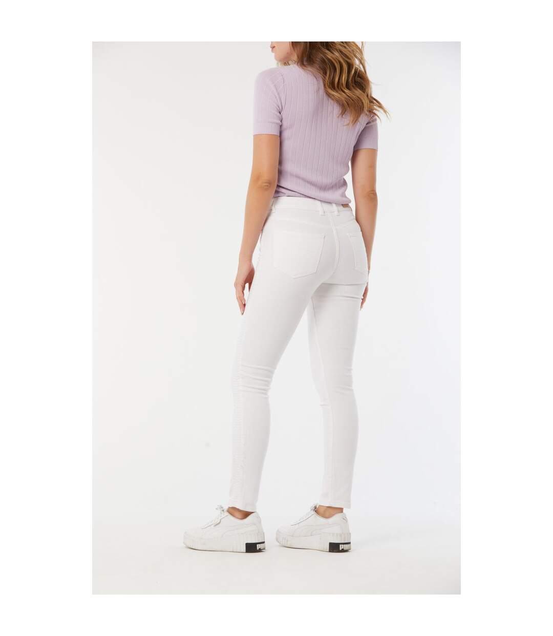 Pantalon coton slim LC135