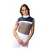 Womens/ladies elevate allure show shirt navy/fossil/white Hy-1