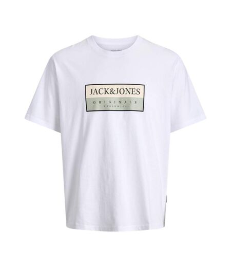 T-Shirt blanc homme jack & jones frederiksberg