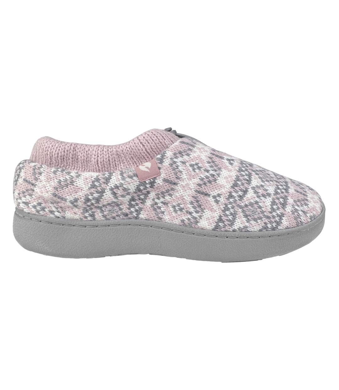 Ladies Knitted Drawstring Slippers for Winter-3