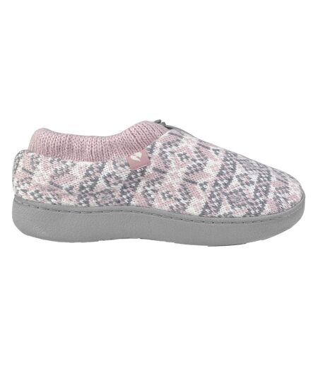Ladies Knitted Drawstring Slippers for Winter