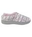 Ladies Knitted Drawstring Slippers for Winter-3