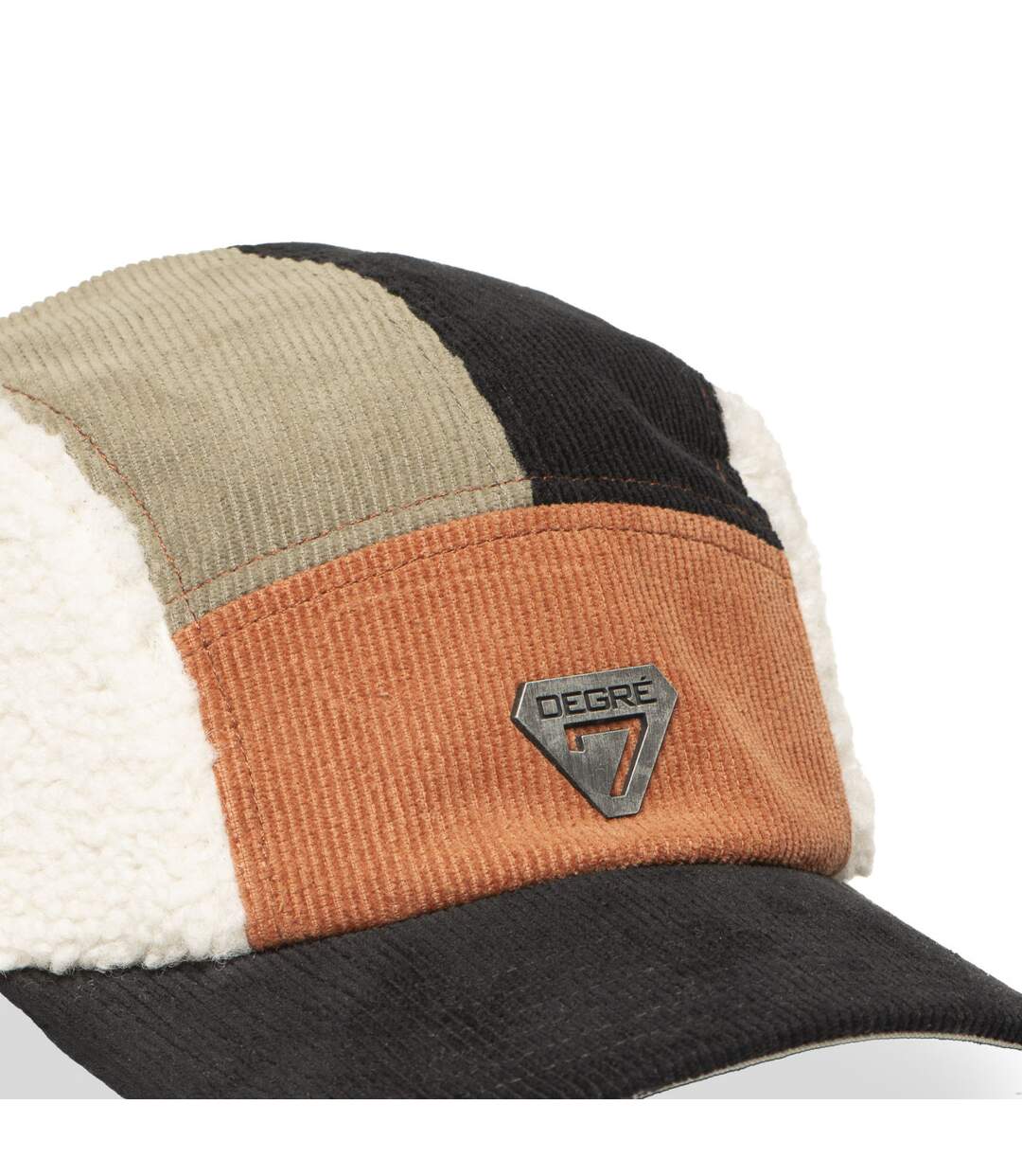 Casquette 5 panels Velours et Sherpa Corduroy Degre 7-5